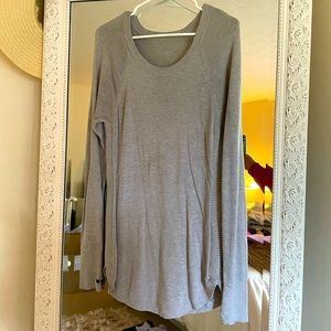 Lululemon Grey Light Sweater Shirt